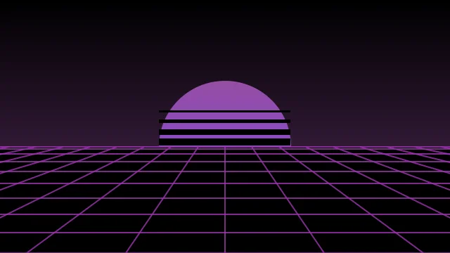 Midnight Violet vaporwave background — free HD midnight violet color wallpaper 1920x1080