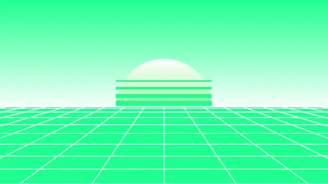 Mint Cream vaporwave background — free HD mint cream color wallpaper 1920x1080
