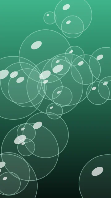 Mint Leaf bubbles phone wallpaper — free HD mint leaf mobile wallpaper 1080x1920