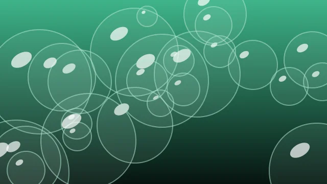 Mint Leaf bubbles background — free HD mint leaf color wallpaper 1920x1080