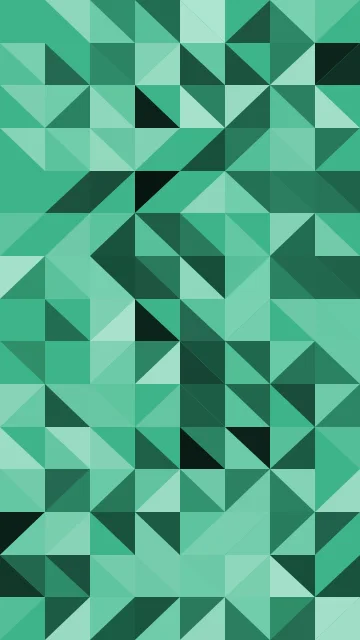 Mint Leaf geometric phone wallpaper — free HD mint leaf mobile wallpaper 1080x1920
