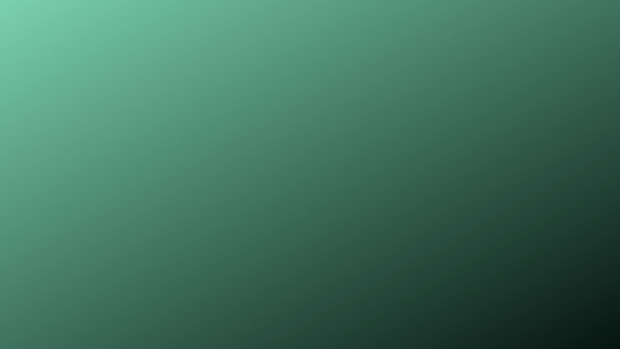 Mint Leaf gradient background — free HD mint leaf color wallpaper 1920x1080