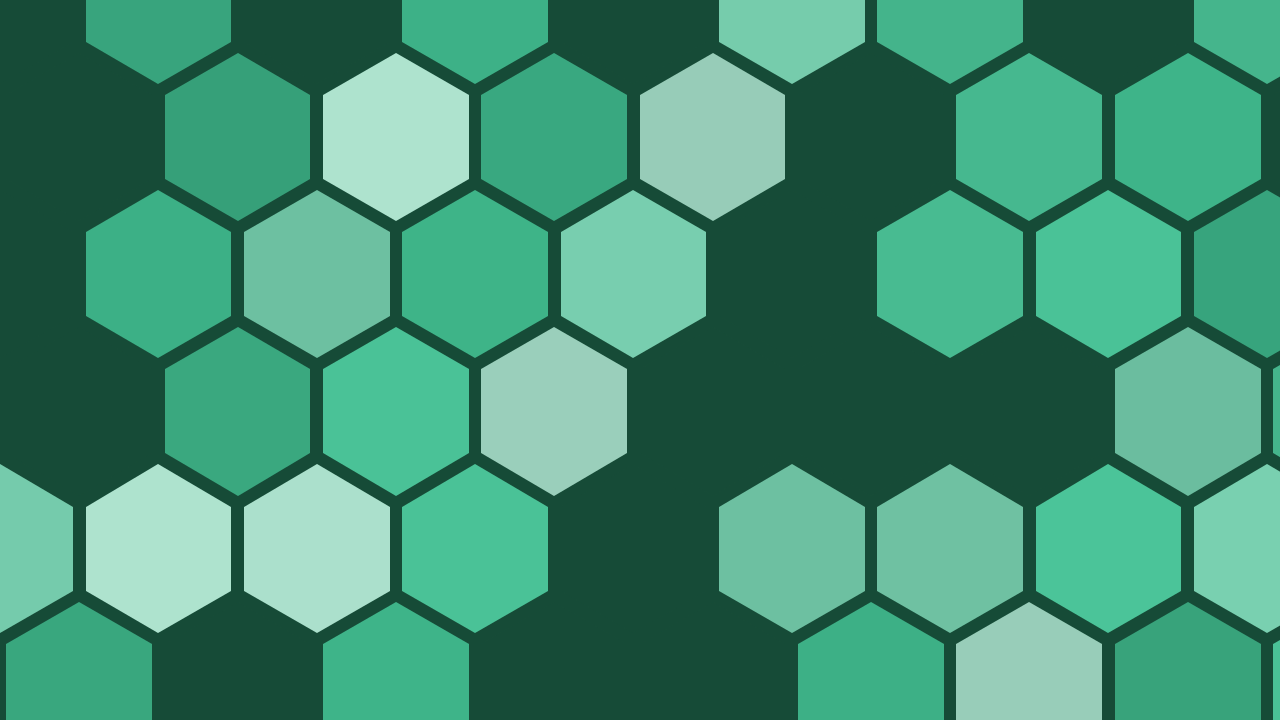 Mint Leaf hexagon background — free HD mint leaf color wallpaper 1920x1080