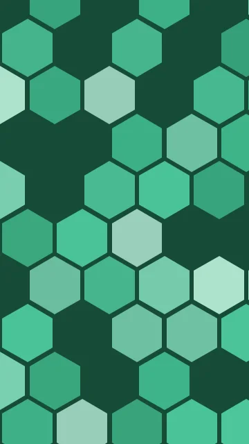 Mint Leaf hexagon phone wallpaper — free HD mint leaf mobile wallpaper 1080x1920