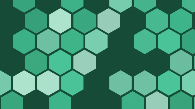 Mint Leaf hexagon background — free HD mint leaf color wallpaper 1920x1080
