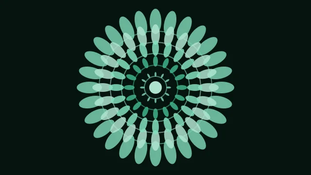 Mint Leaf mandala background — free HD mint leaf color wallpaper 1920x1080