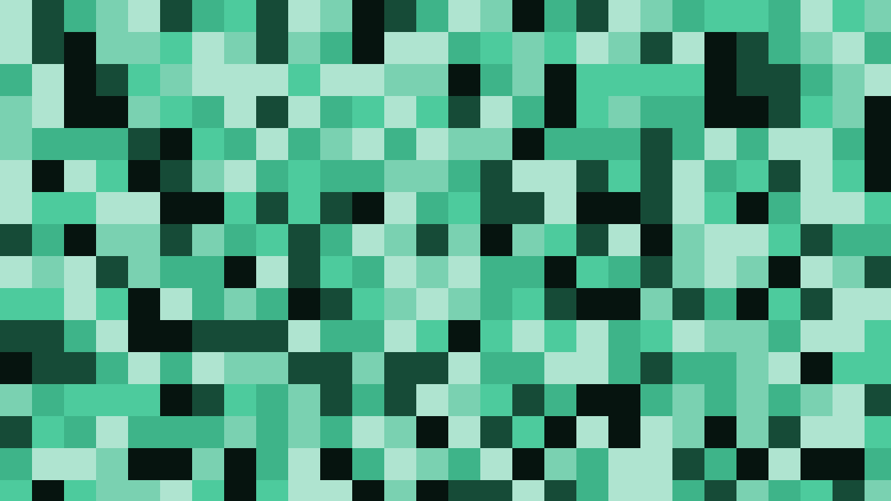 Mint Leaf pixel background — free HD mint leaf color wallpaper 1920x1080