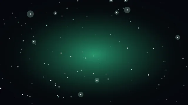 Mint Leaf starry background — free HD mint leaf color wallpaper 1920x1080