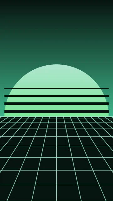 Mint Leaf vaporwave phone wallpaper — free HD mint leaf mobile wallpaper 1080x1920