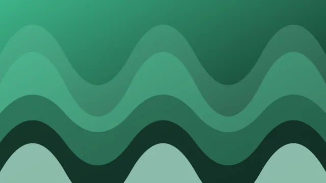 Mint Leaf waves background — free HD mint leaf color wallpaper 1920x1080