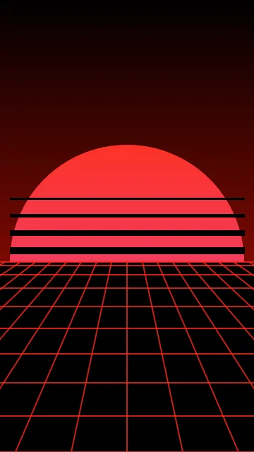 Molten Lava vaporwave phone wallpaper — free HD molten lava mobile wallpaper 1080x1920