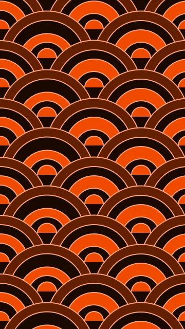 Molten Orange artdeco phone wallpaper — free HD molten orange mobile wallpaper 1080x1920
