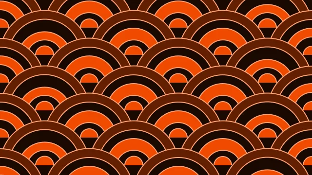 Molten Orange art deco background — free HD molten orange color wallpaper 1920x1080