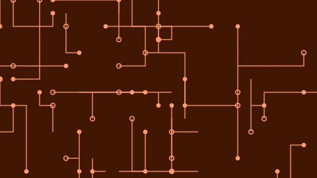 Molten Orange circuit board background — free HD molten orange color wallpaper 1920x1080