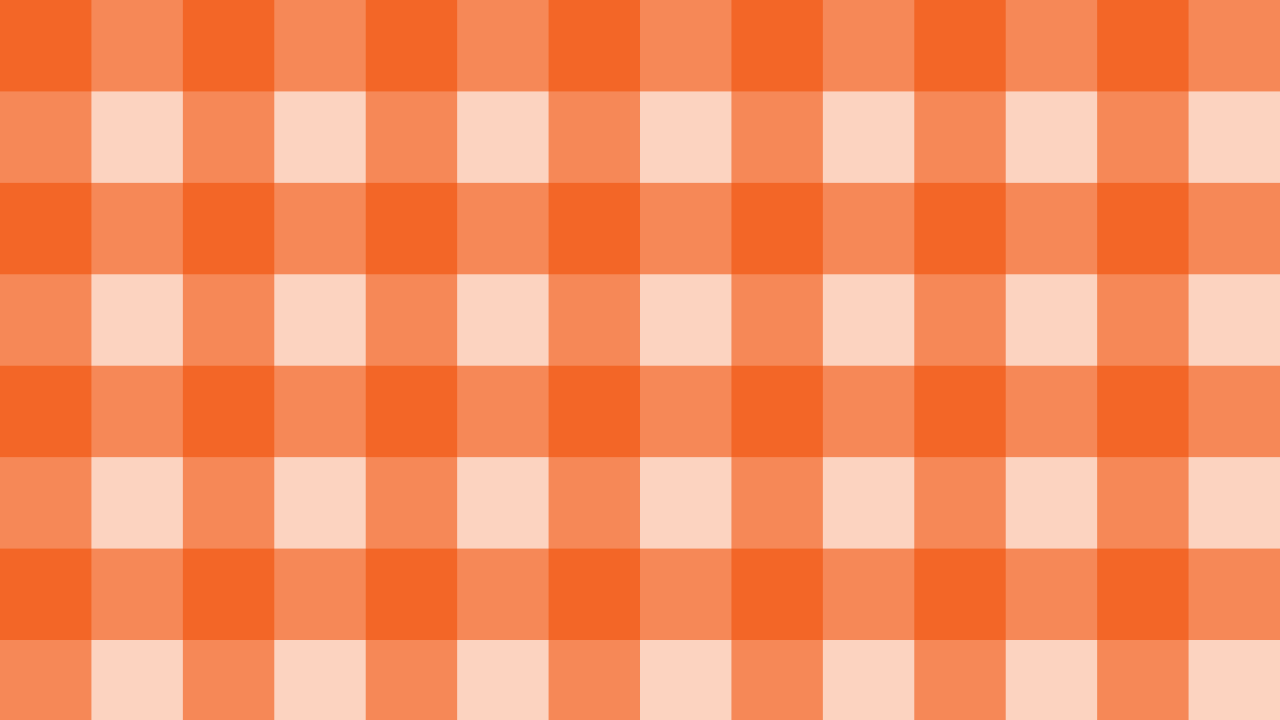Molten Orange gingham background — free HD molten orange color wallpaper 1920x1080