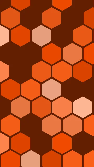 Molten Orange hexagon phone wallpaper — free HD molten orange mobile wallpaper 1080x1920