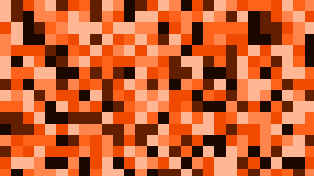 Molten Orange pixel background — free HD molten orange color wallpaper 1920x1080