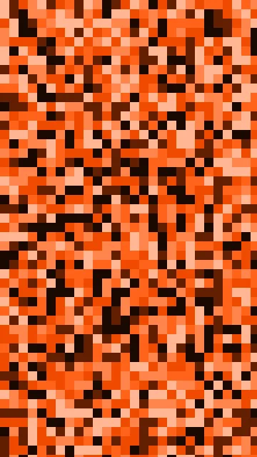 Molten Orange pixel phone wallpaper — free HD molten orange mobile wallpaper 1080x1920