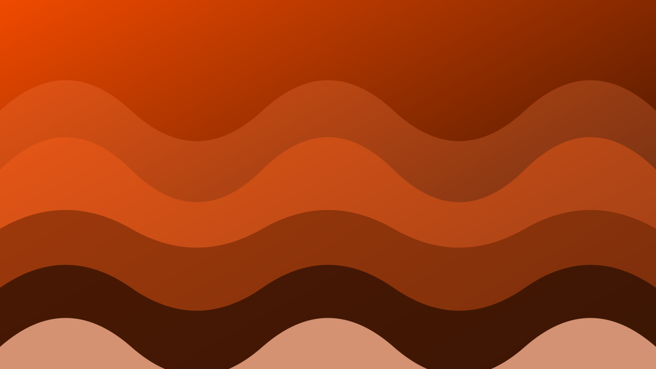 Molten Orange waves background — free HD molten orange color wallpaper 1920x1080