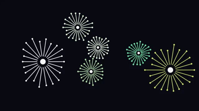 Moss Green fireworks desktop wallpaper — free 4K moss green wallpaper 3840x2160