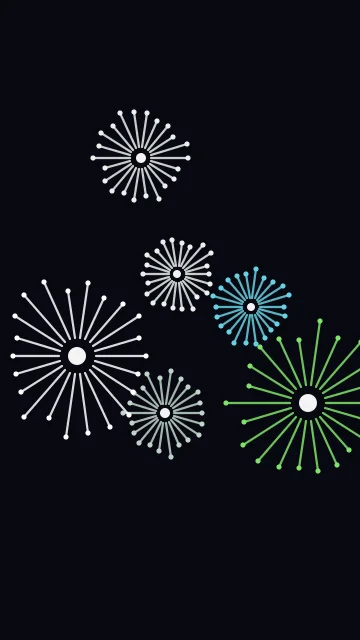 Muted Teal fireworks phone wallpaper — free HD muted teal mobile wallpaper 1080x1920