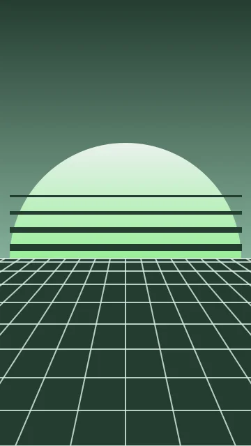 Muted Teal vaporwave phone wallpaper — free HD muted teal mobile wallpaper 1080x1920