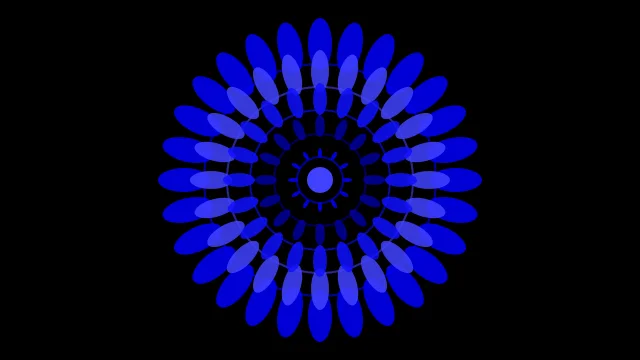Navy Electric mandala background — free HD navy electric color wallpaper 1920x1080