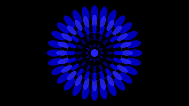 Navy mandala desktop wallpaper — free 4K navy wallpaper 3840x2160