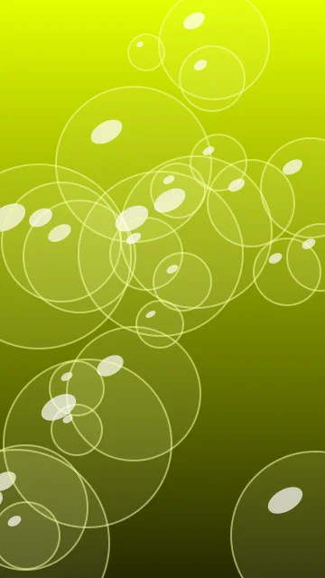 Neon Chartreuse bubbles phone wallpaper — free HD neon chartreuse mobile wallpaper 1080x1920