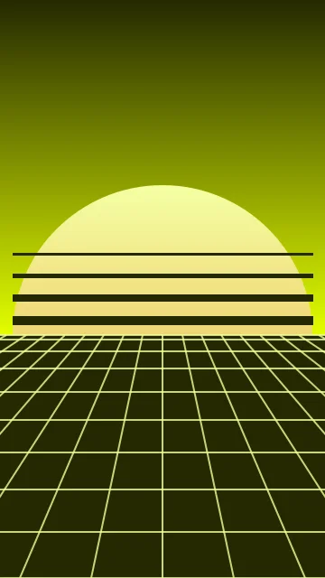 Neon Chartreuse vaporwave phone wallpaper — free HD neon chartreuse mobile wallpaper 1080x1920