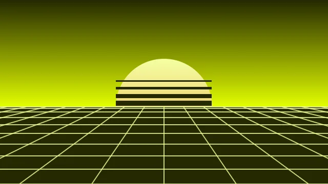 Neon Chartreuse vaporwave background — free HD neon chartreuse color wallpaper 1920x1080