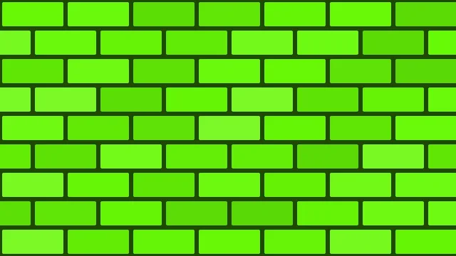 Neon Grass brick desktop wallpaper — free 4K neon grass wallpaper 3840x2160