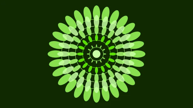 Neon Grass mandala desktop wallpaper — free 4K neon grass wallpaper 3840x2160