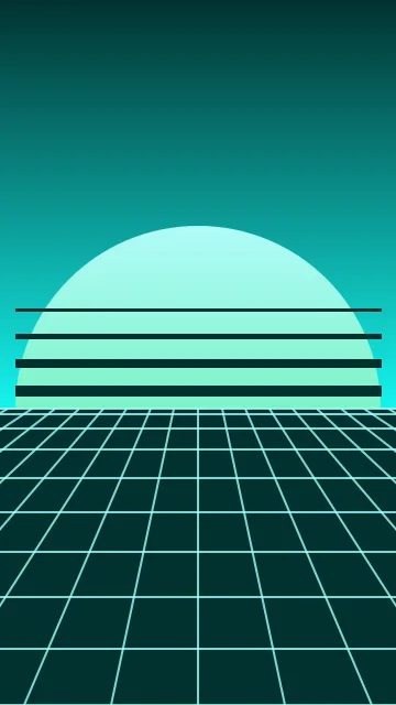 Neon Ice vaporwave phone wallpaper — free HD neon ice mobile wallpaper 1080x1920