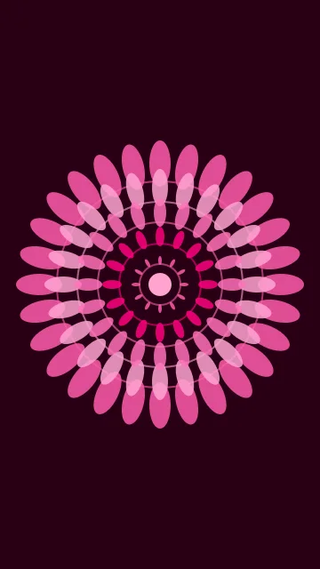 Neon Pink mandala phone wallpaper — free HD neon pink mobile wallpaper 1080x1920