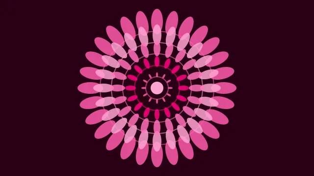 Neon Pink mandala background — free HD neon pink color wallpaper 1920x1080