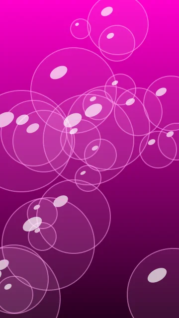 Neon Rose bubbles phone wallpaper — free HD neon rose mobile wallpaper 1080x1920