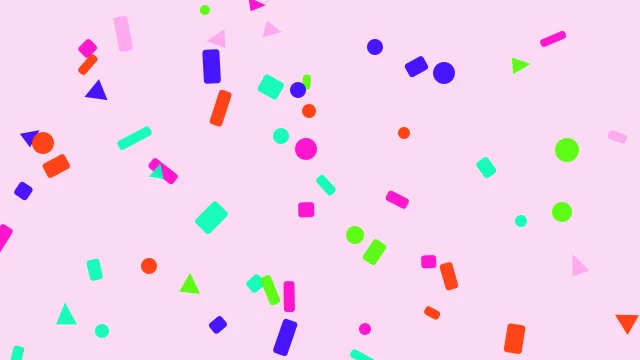 Neon Rose confetti background — free HD neon rose color wallpaper 1920x1080