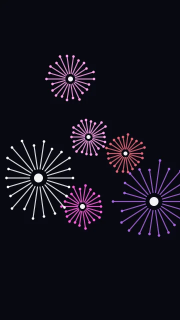 Neon Rose fireworks phone wallpaper — free HD neon rose mobile wallpaper 1080x1920