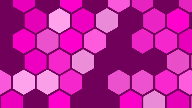 Neon Rose hexagon background — free HD neon rose color wallpaper 1920x1080