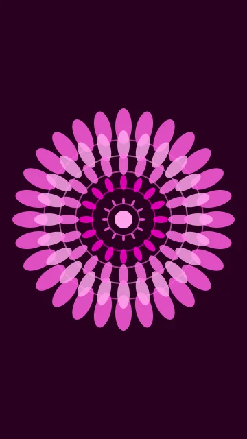 Neon Rose mandala phone wallpaper — free HD neon rose mobile wallpaper 1080x1920