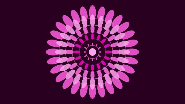 Neon Rose mandala background — free HD neon rose color wallpaper 1920x1080