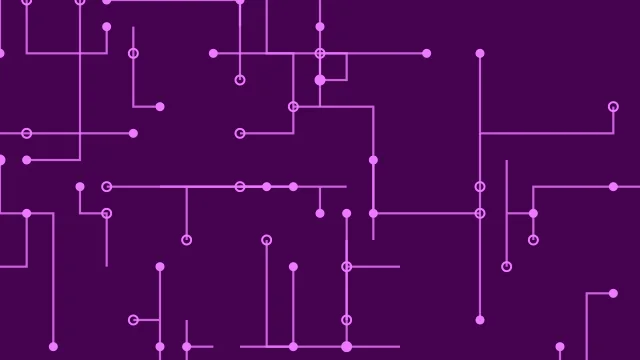 Neon Violet circuit board background — free HD neon violet color wallpaper 1920x1080