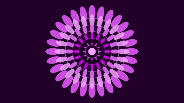 Neon Violet mandala background — free HD neon violet color wallpaper 1920x1080