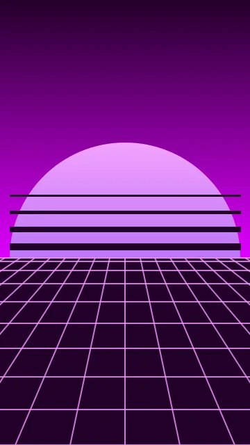 Neon Violet vaporwave phone wallpaper — free HD neon violet mobile wallpaper 1080x1920