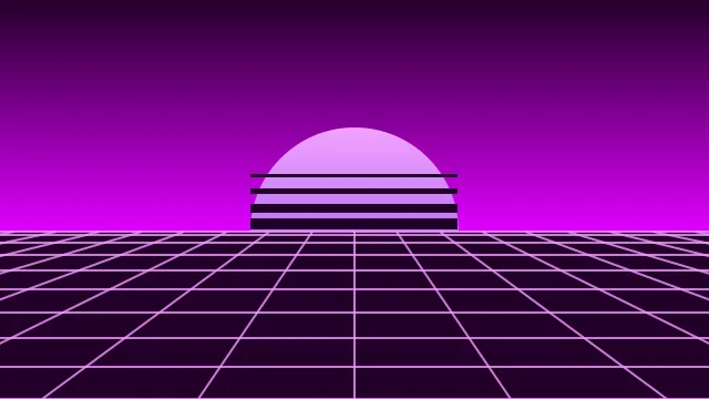 Neon Violet vaporwave background — free HD neon violet color wallpaper 1920x1080