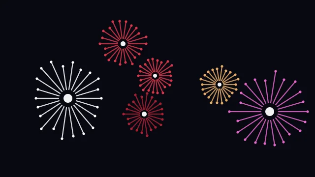 Night Bordeaux fireworks desktop wallpaper — free 4K night bordeaux wallpaper 3840x2160
