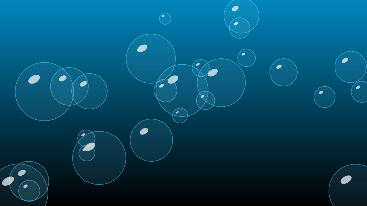 Ocean Blue bubbles background — free HD ocean blue color wallpaper 1920x1080