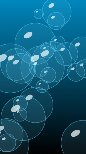 Ocean Blue bubbles phone wallpaper — free HD ocean blue mobile wallpaper 1080x1920