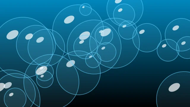 Ocean Blue bubbles background — free HD ocean blue color wallpaper 1920x1080